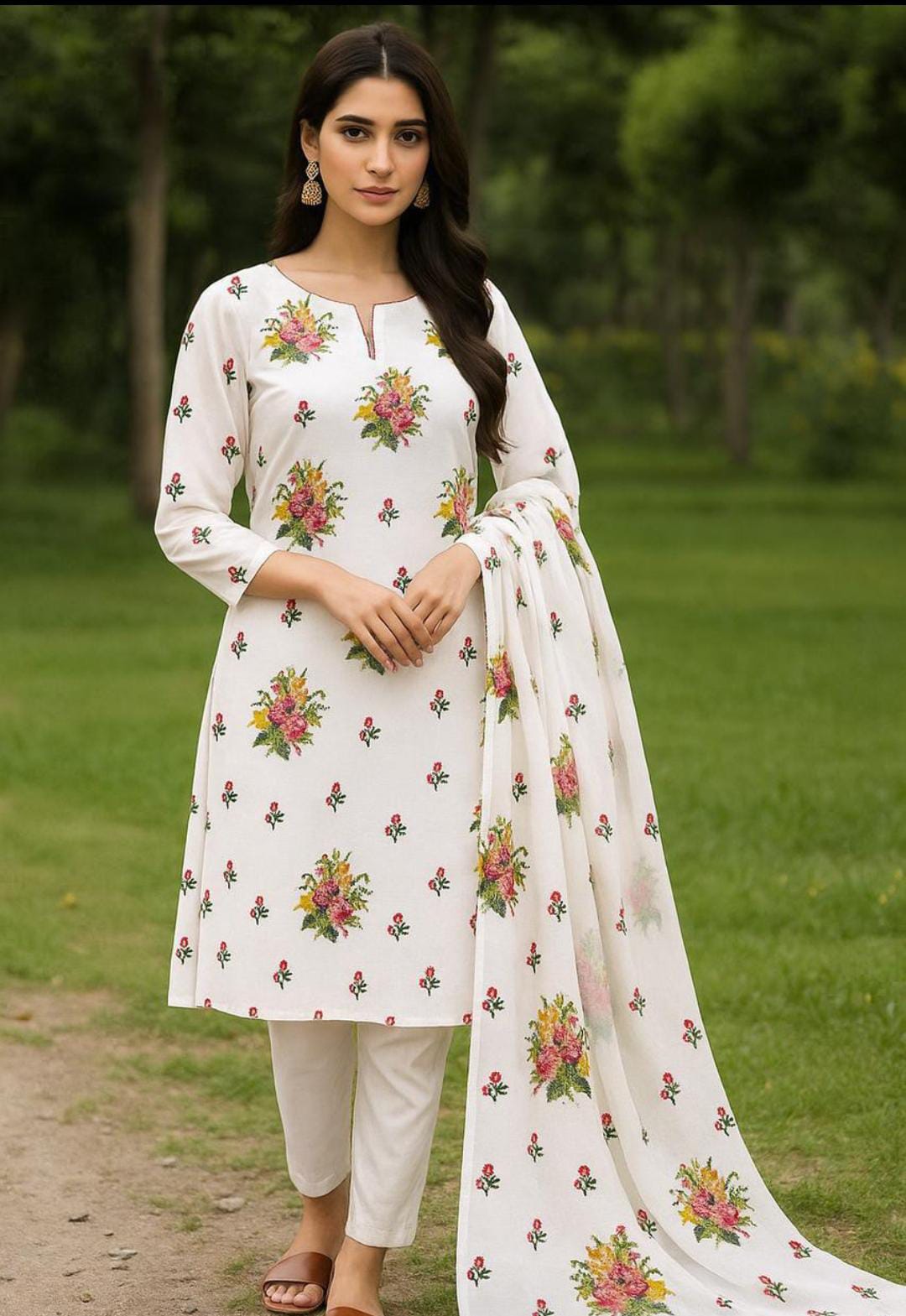 Lawn 3pc dress