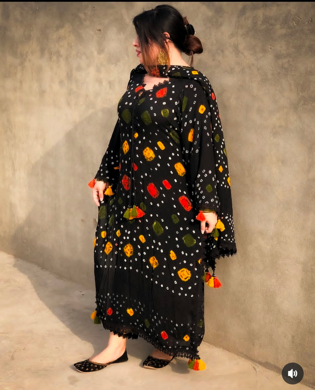 Black Chunri 3pc