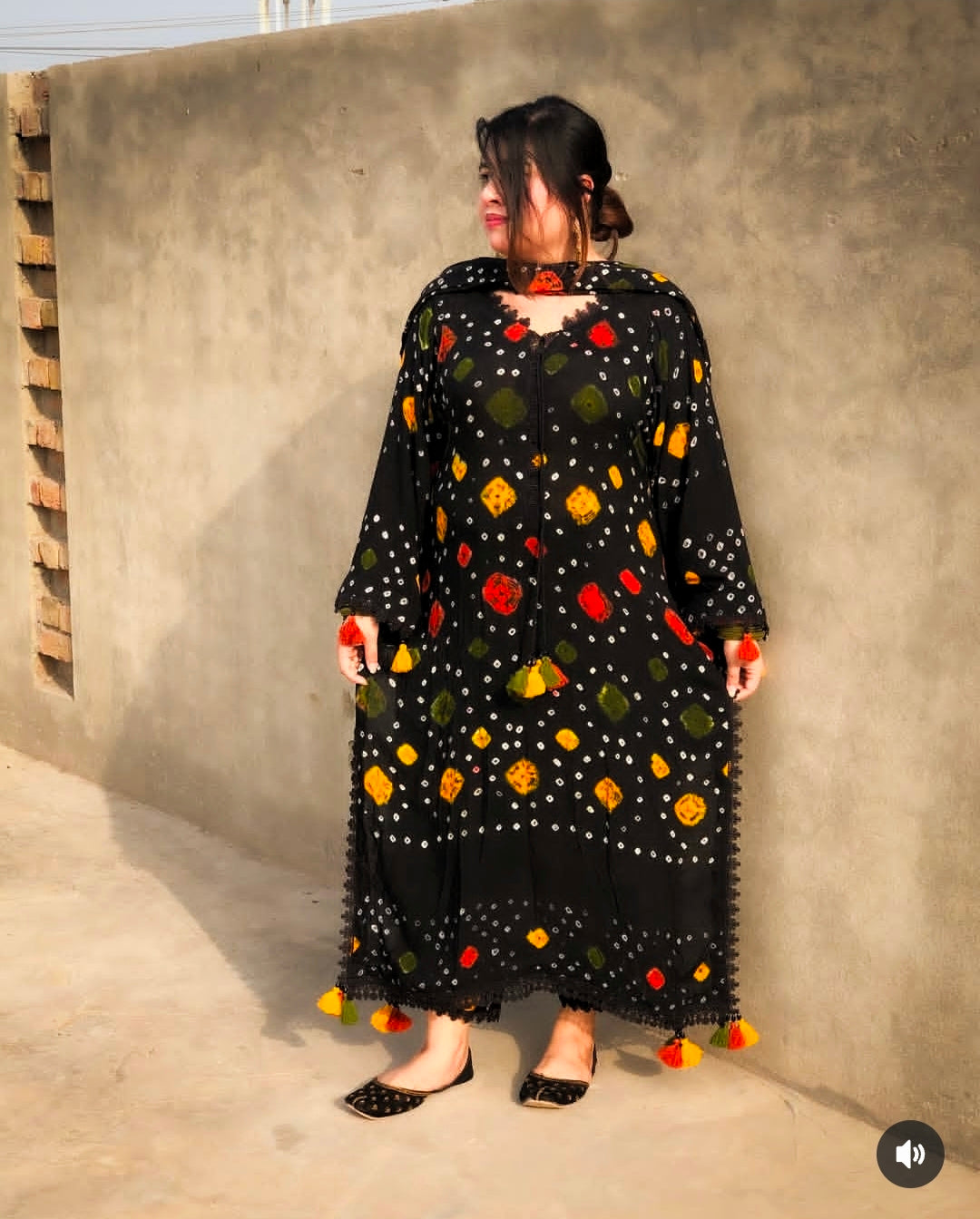 Black Chunri 3pc